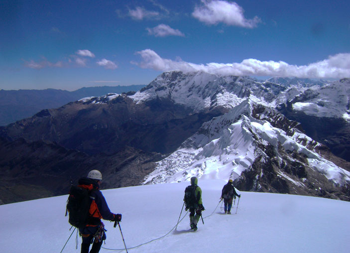 Mountain Climbing in Cusco. 