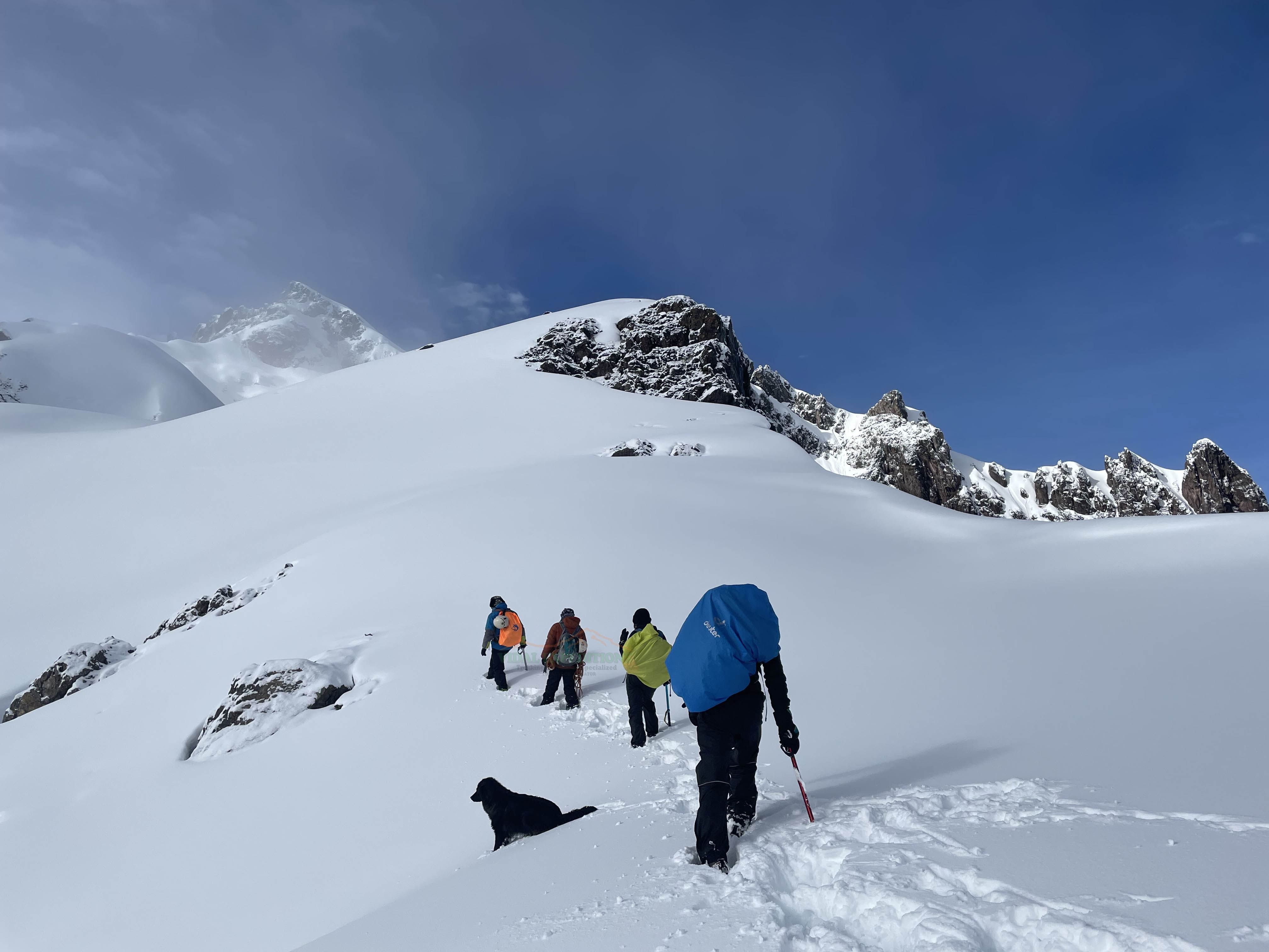 Climbing nevado Ausangate in Cusco